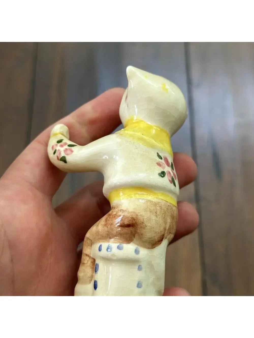 VTG Cat Salt And Pepper Shaker Anthropomorphic Japan Creepy Funny Cute SINGLE